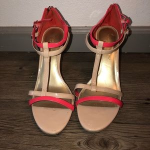 Pink and beige spring heels!